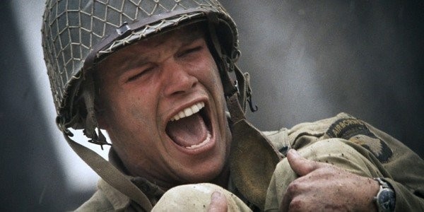 saving private ryan matt damon screaming